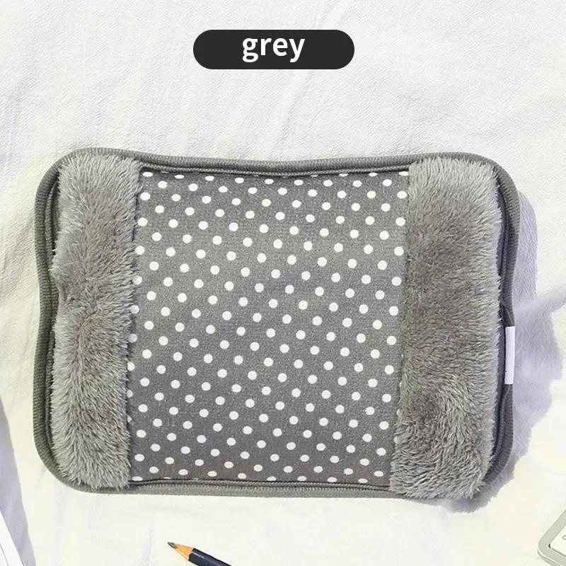 Charging Electric Hot Water Bag EU 220V 500W – Rechargeable Winter Double Insert Hand Warmer, Dot Pattern Hot Water Bag