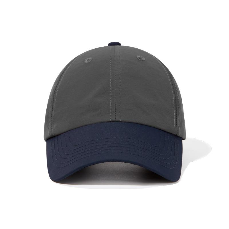Color matching baseball cap Quick-drying thin material Waterproof outdoor camping visor cap Men's and women's caps