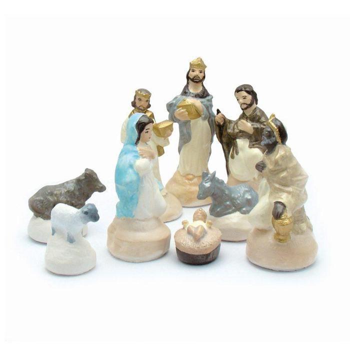Latexformar - La Crèche - Set om 9 - Återanvändbara - För gips och keramik - Blandad