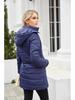 2023 Water-Repellent Cotton Parka with Detachable Hood and Long Sleeves - Warm Autumn/Winter Jacket for Women