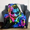 Joker Print Flannel Blanket High Quality Warm Comfortable Cover for All Seasons Perfect for Gifts Home Decor