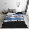 Argentina Argentinian National Flag Blankets Soft Warm Flannel Throw Blanket Bedspread for Bed Living room Picnic Travel Couch