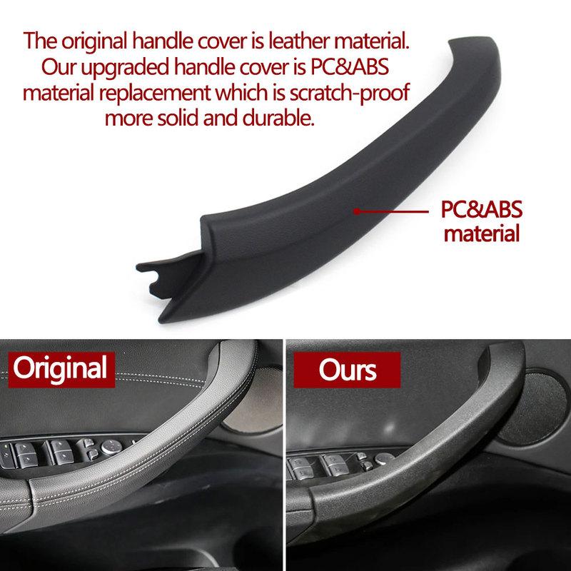 Car Interior Accessories Left Right Door Pull Handle Outer Cover Panel Trim Replacement For BMW X3 X4 G01 G02 G08 F97 F98