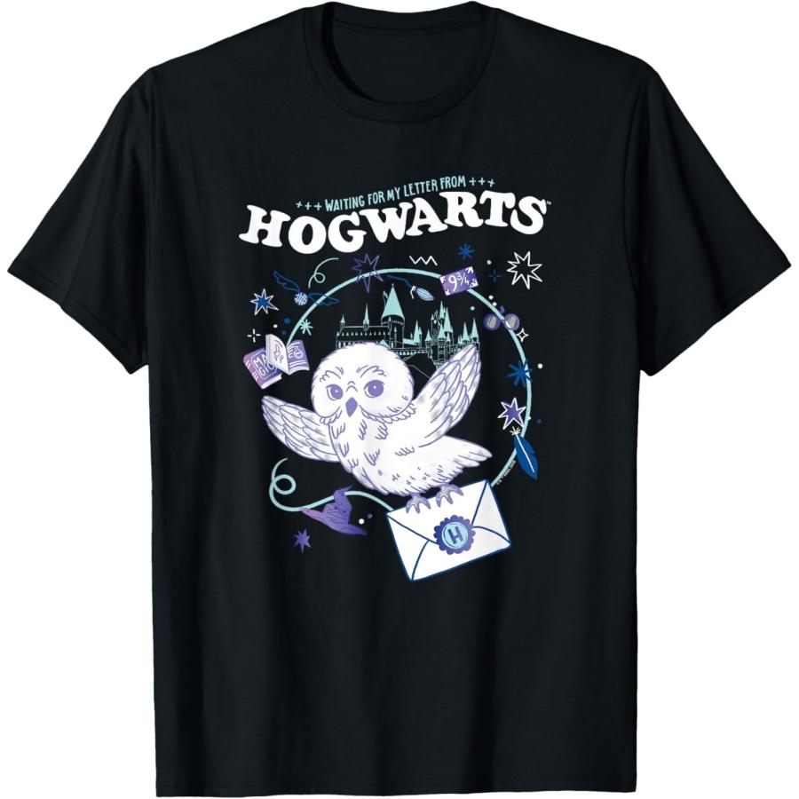 

Harry Potter Deathly Hallows 2 Hogwarts Owl Messenger T-Shirt XXXXXL чорний