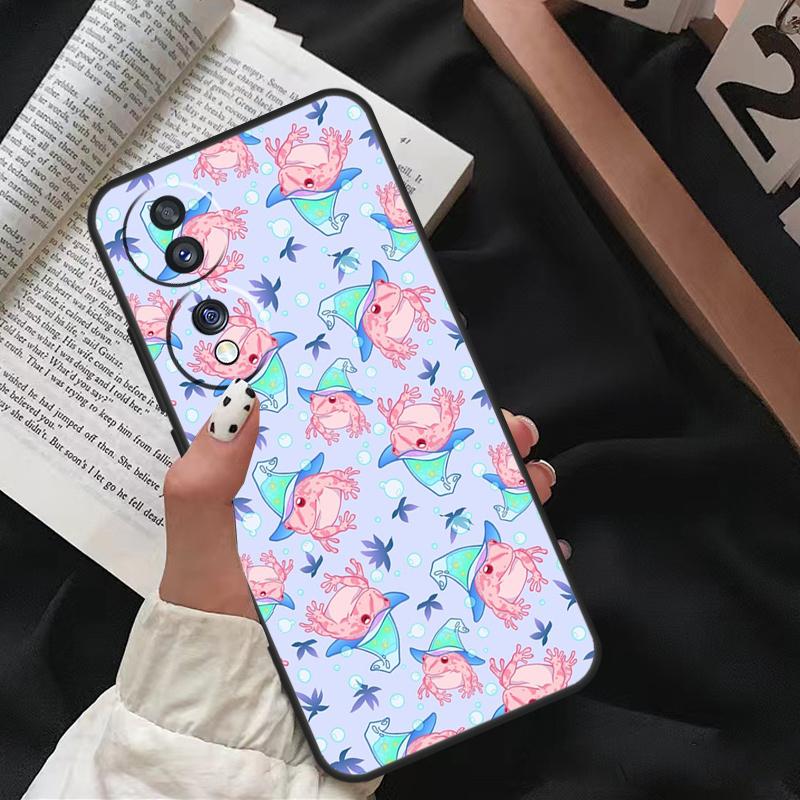 Witch Frog For Honor Magic 5 6 7 8 Pro Case For Honor 200 400 70 90 Lite X8c X8b X9a X9b X9c X9d Win RT
