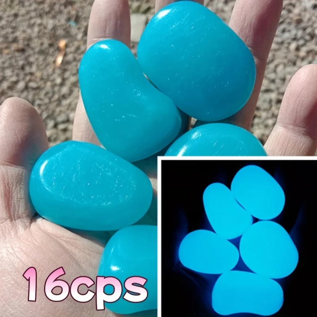 5/10pcs Oversized Glowing Resin Stones for Garden Landscapes Fish Tanks Resistant Patio Yard Garden