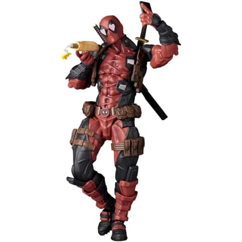 Kaiyodo Revoltech Amazing Yamaguchi Deadpool Ver. 2.5, Approximately 170mm Tall, Non-scale PVC & ABS Painted Action Figure