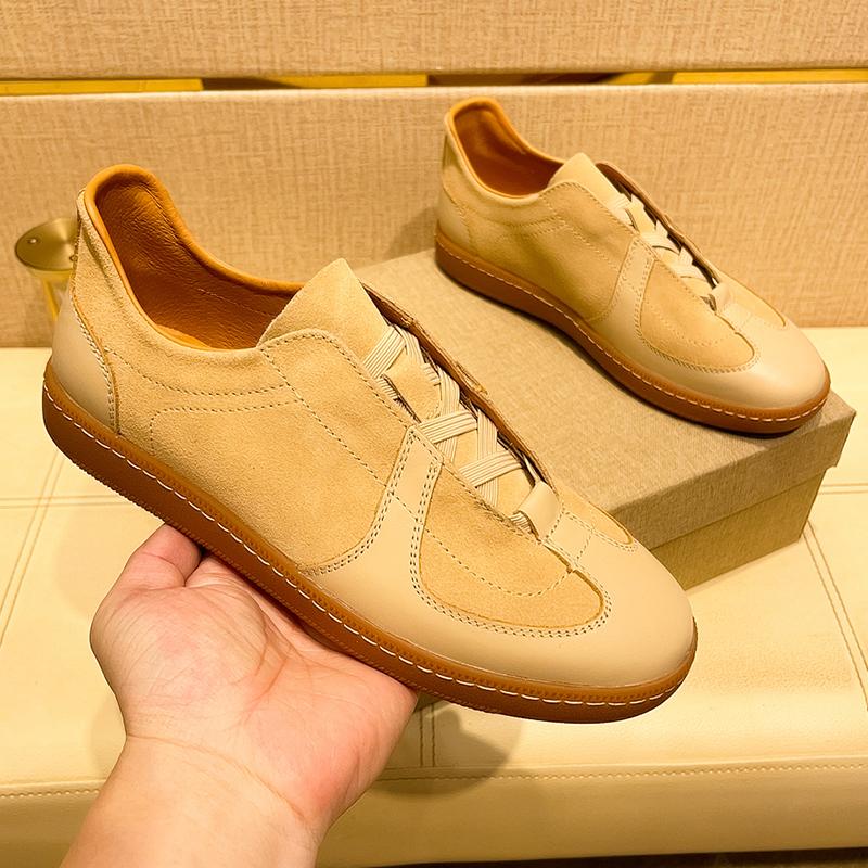 Fashion Genuine Leather Casual Shoes Men's Lace Up Oxford Shoes Outdoor Jogging Shoes Leisure Walk Man Tenis Masculino Simple Sneakers