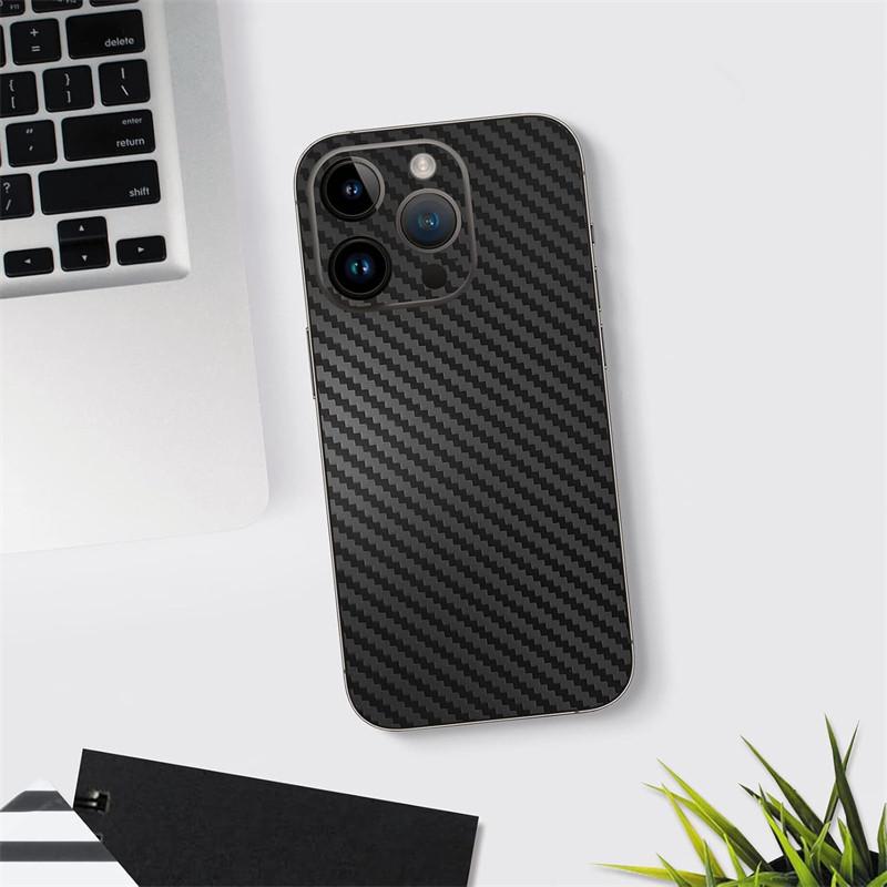 Tear Down Carbon Fiber Skin Case for IPhone 16 15 14 13 Pro Max Plus 16Pro 15Pro Back Protector Cover Wrap Change Color Sticker