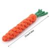 1Pc Carrot Dog Rope Toy Braided Cotton Chew Toy Safe Durable Puppy Teething Molar Clean Teeth Pet Toy