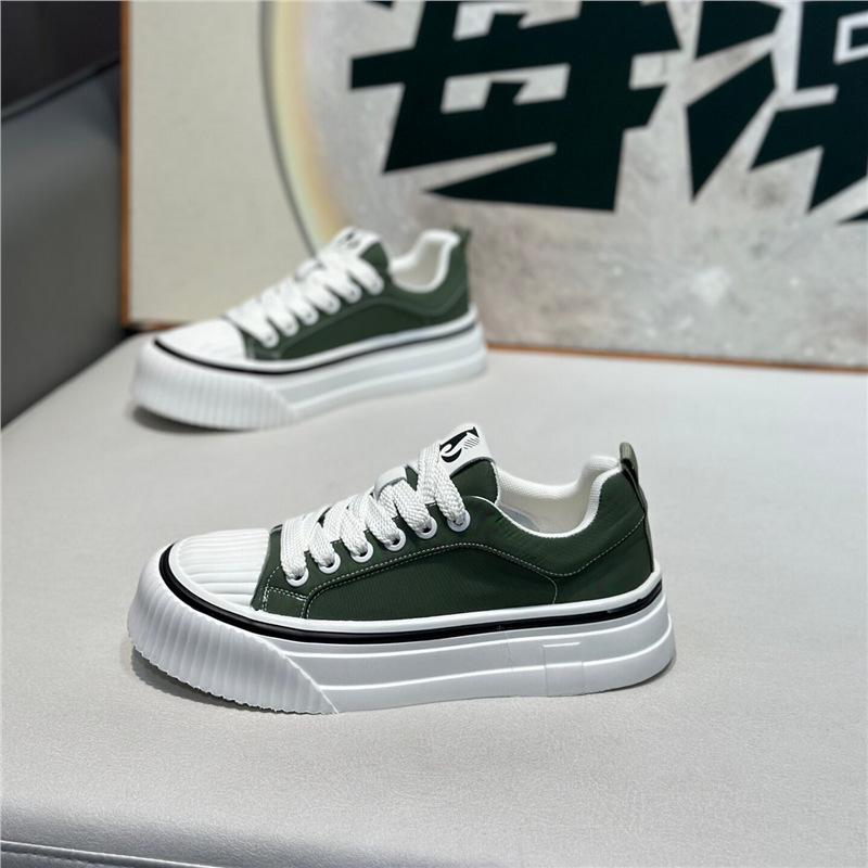 Trendy Brand Men'S Shoes Spring New Low-Top Cloth Surface Comfortable Casual Soft Sole Lace-Up Korean Version Versatile Breathable Net Red Shoes Men