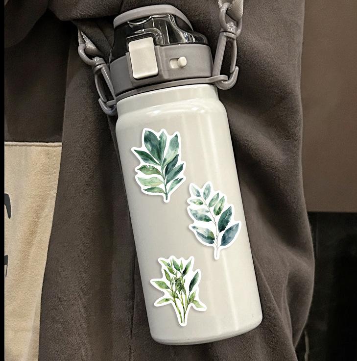 50 Cartoons, One Tree, One Leaf, Graffiti Stickers, Decorative Guitar Notebook Suitcase DIY Waterproof Stickers