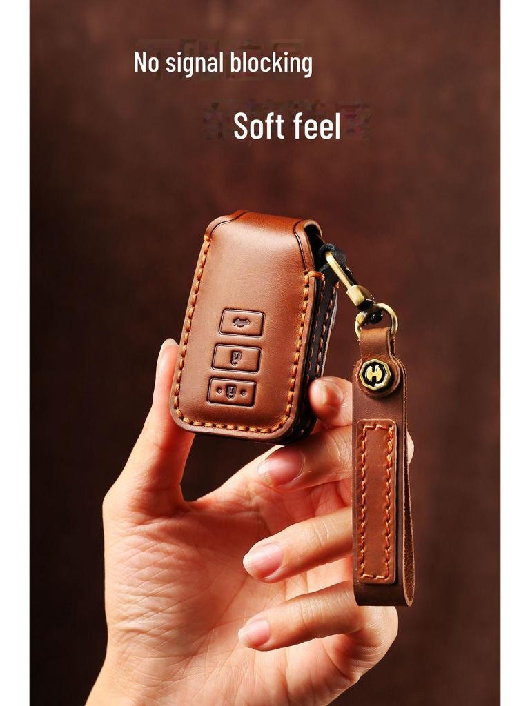 Leather Key Cover for Toyota Vios, Yaris, Hiace, and S/Spade Models