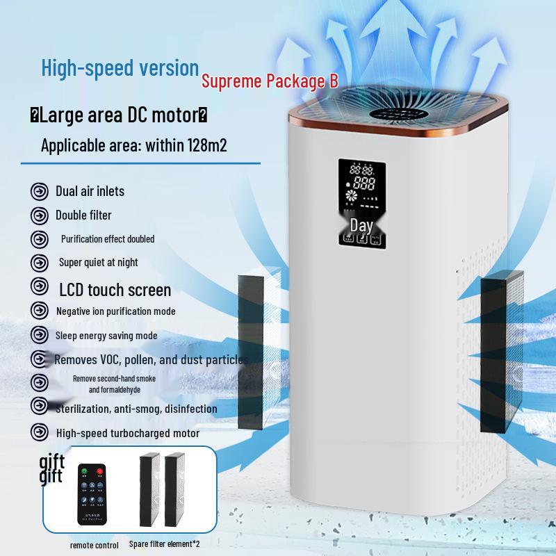 Negative Ion Air Purifier for Formaldehyde, Smoke, Odors, and Pet Hair with Free Shipping