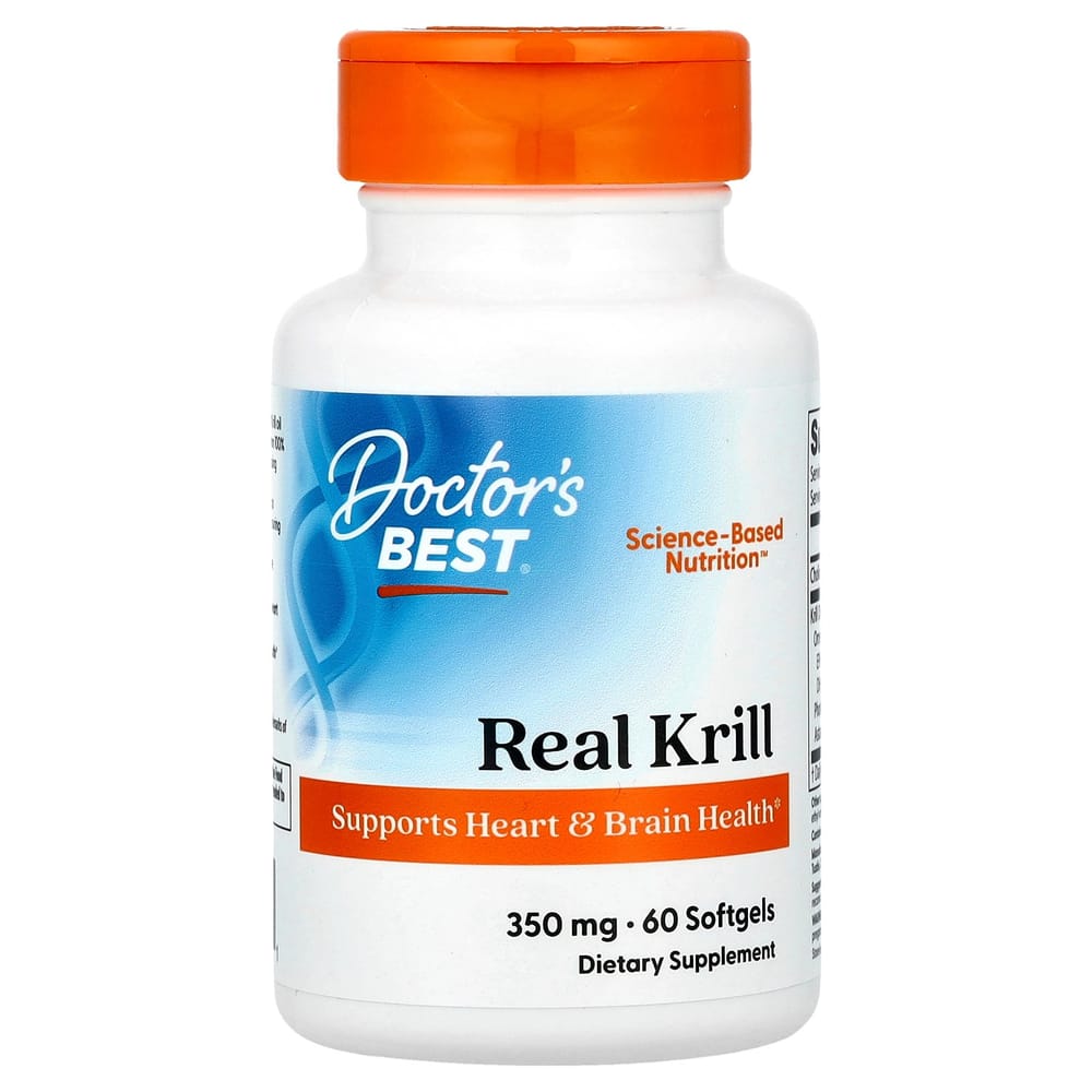 Doctor's Best Krill 350mg Softgels, 60 Count