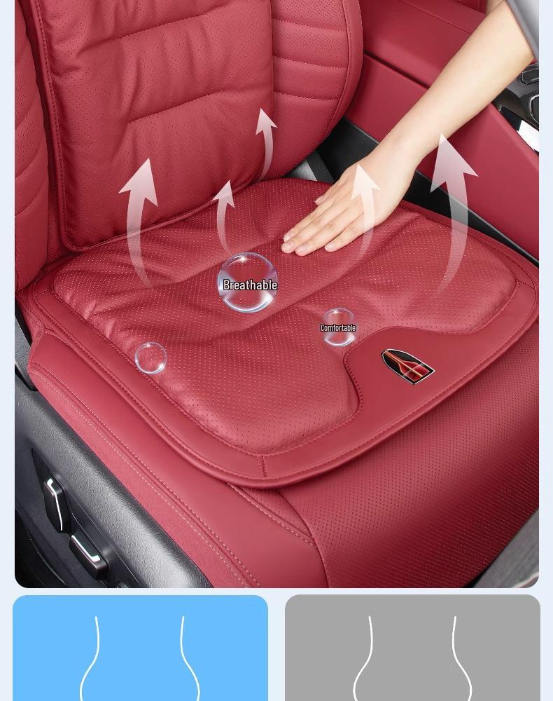 All-Season Seat Cushion for Hongqi Models: H5, H6, H9, HS3, HS5, HS7 - Summer-Ready Comfort