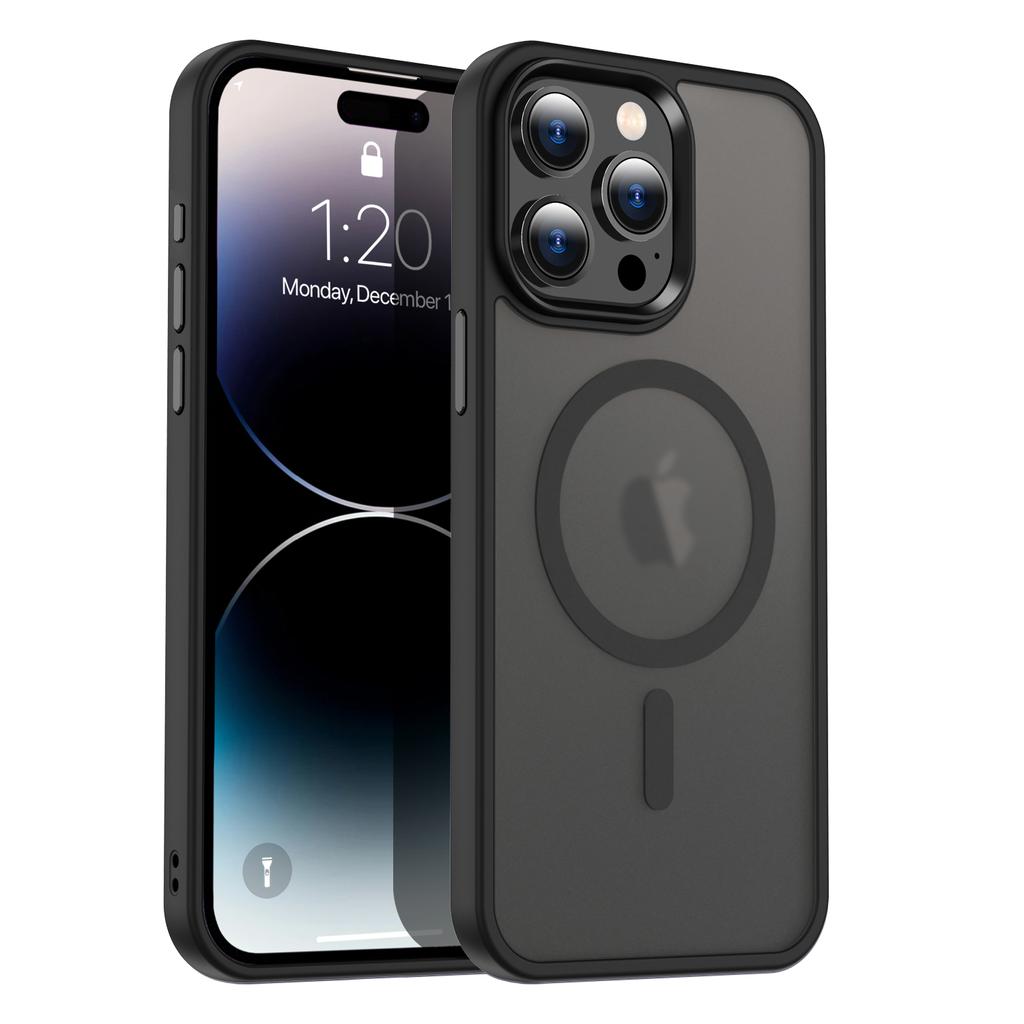 Matte Magnetic Case Cover For Mag Safe For Iphone 1 Pro Max 14 Plus 13 Mini 12 11 SE 8 1Pro Phone Accessories