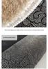 Round Faux Cashmere Wabi-Sabi Rug for Living Room, Bedroom, or Office