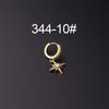 Micro-Pavé Zircon Irregular Ear Cuff Earrings