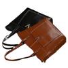Summer Urban Simple Luggage and Leather Goods, Solid-color Tote Leather, Retro Women's Crossbody Bag