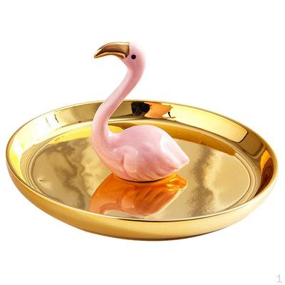 Animal Jewelry Tray Ceramic Porcelain Dish Holder Display Ring Storage Box Decoration