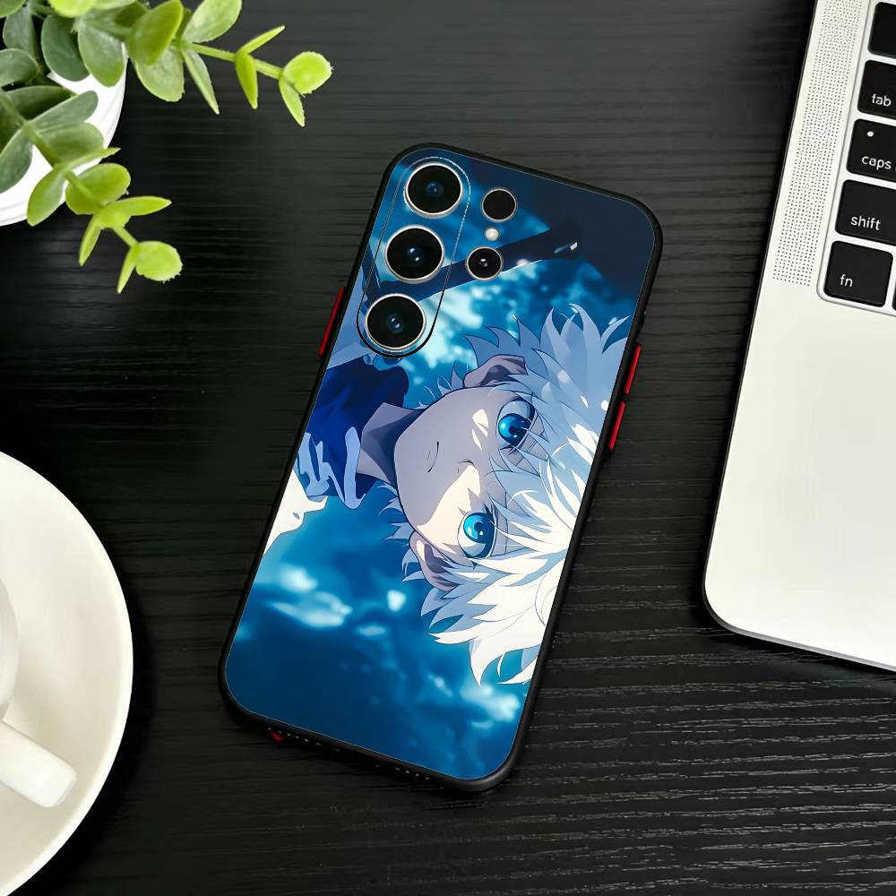 

R-Киллуа Зольдик H-Hunter X Hunter Чехол для телефона Samsung S26,S25,S24,S23,S22,S21,S20,S30,Ultra,Plus,Fe,Note,5G Черный Чехол Samsung S25ULTRA