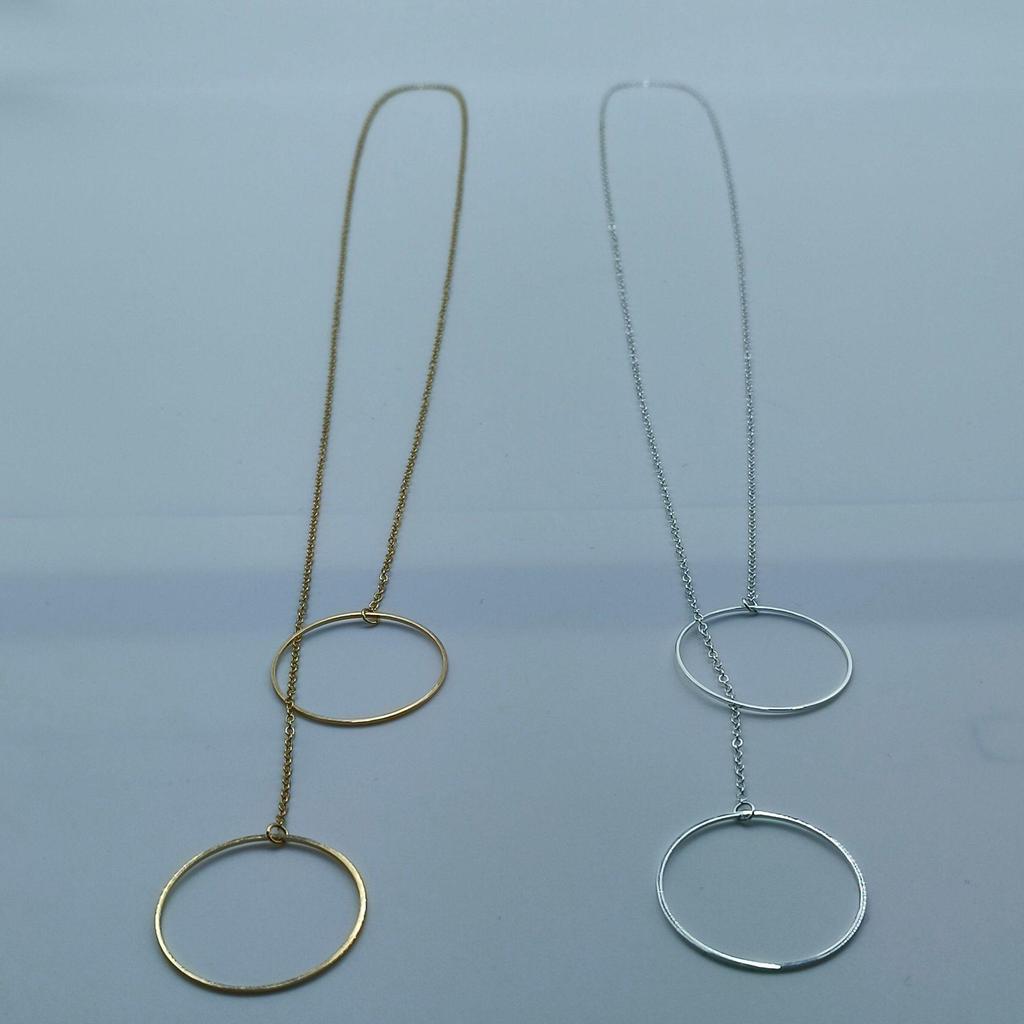 Heißverkaufendes Europäisches & Amerikanisches Mode Y-Halskette: Großes Kreis-Lasso-Design für Damen