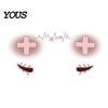Skin Friendly Temporary Face Art Halloween Tattoo Stickers, Waterproof Scary Makeup Decals for Party, Kits Adults Wound Scar Body Kids Water Transfer