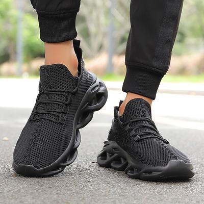 Scarpe da Corsa Sportive Casual Estive da Uomo Traspiranti Leggere Sneakers Outdoor Rete Nera Atletiche Jogging Tennis Scarpa da Passeggio