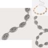 Western Style Hollow Metal Waist Chain With Carved Details For Womens Fashion Accessory