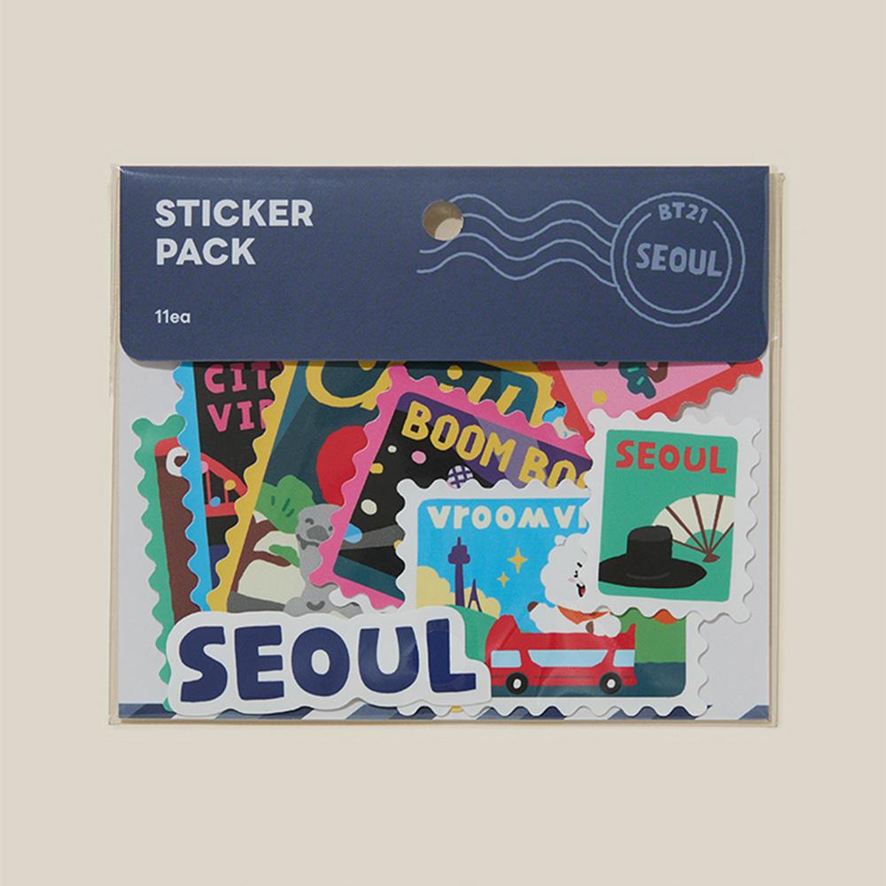 BT21 Seoul Edition Sticker Pack