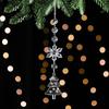 5PCS Christmas Tree Decoration Crystal Ornament Acrylic Christmas Snowflakes