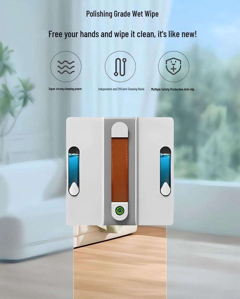 2025 Electric Glass Window Cleaning Robot with 4 Water Sprays - Automatic High-rise Household Tool