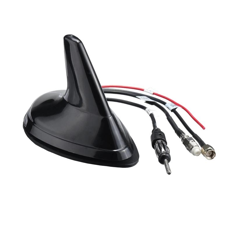 4 In 1 Car Shark Fin Roof Antenna Aerial FM / AM / GPS / GSM Exterior Parts Auto Decoration Accessories Universal