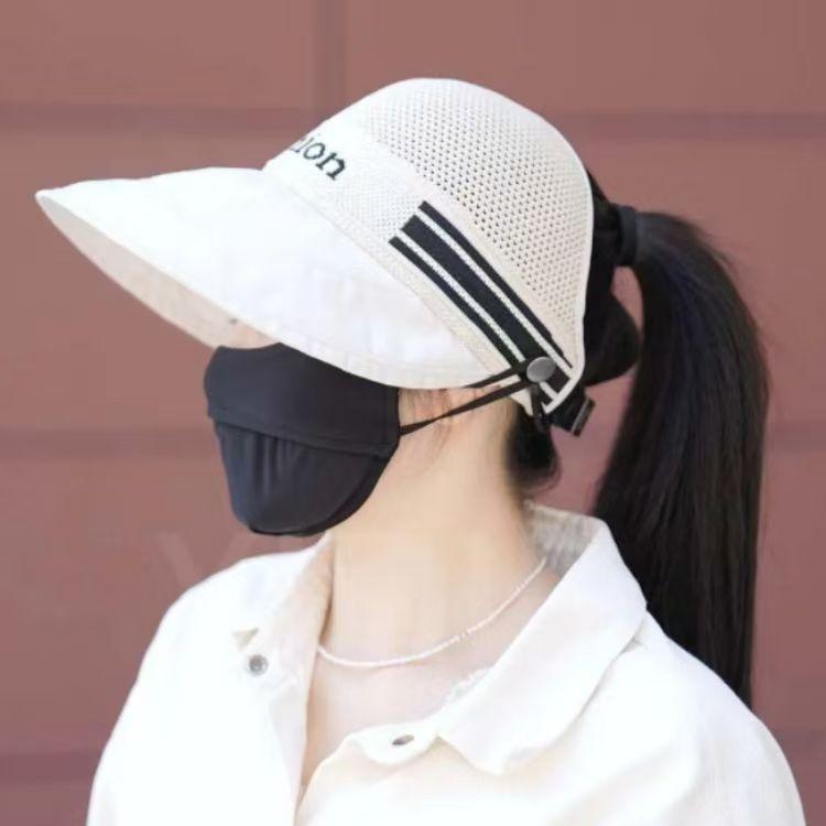 New Women's Sunscreen Sunshade Hollow Eaves Sun Hat Travel UV Protection Outdoor Fashion Versatile Bucket Hat