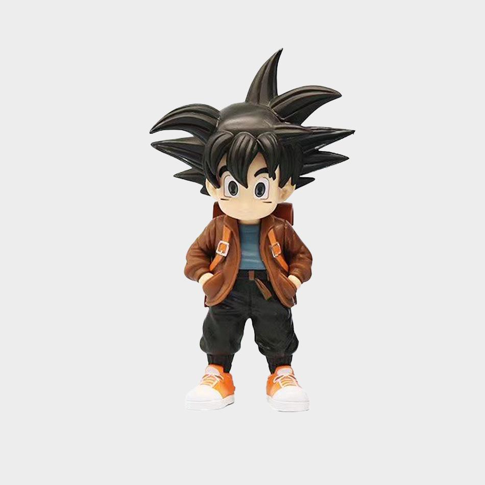 Dragon Ball Z Anime Figure Q Version Kid Goku Backpack Figure Son Goku PVC Collection Decoration Action Figurine Toys Xmas Gifts