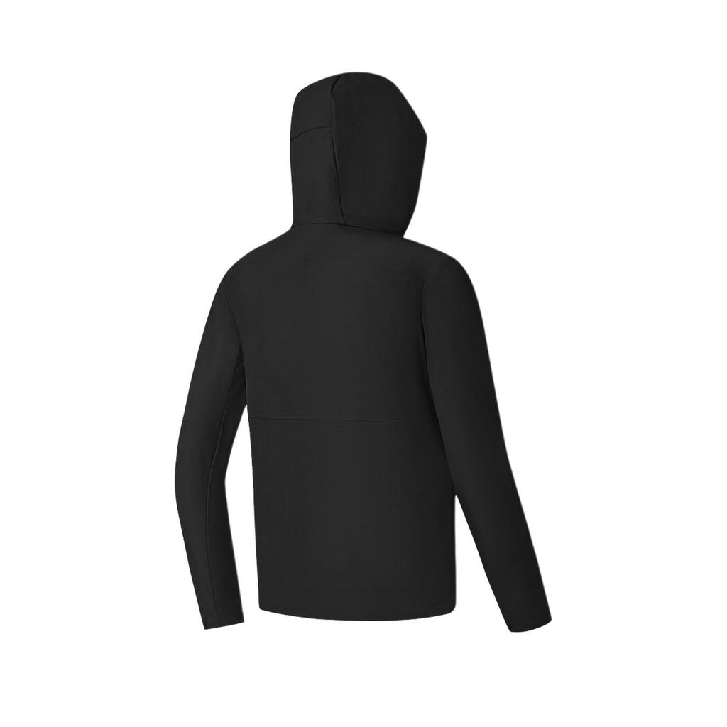 FILA Fitness Casual Fashion Simple Hooded Jacket Men Jackets Deep-Black A11M521706F-BK