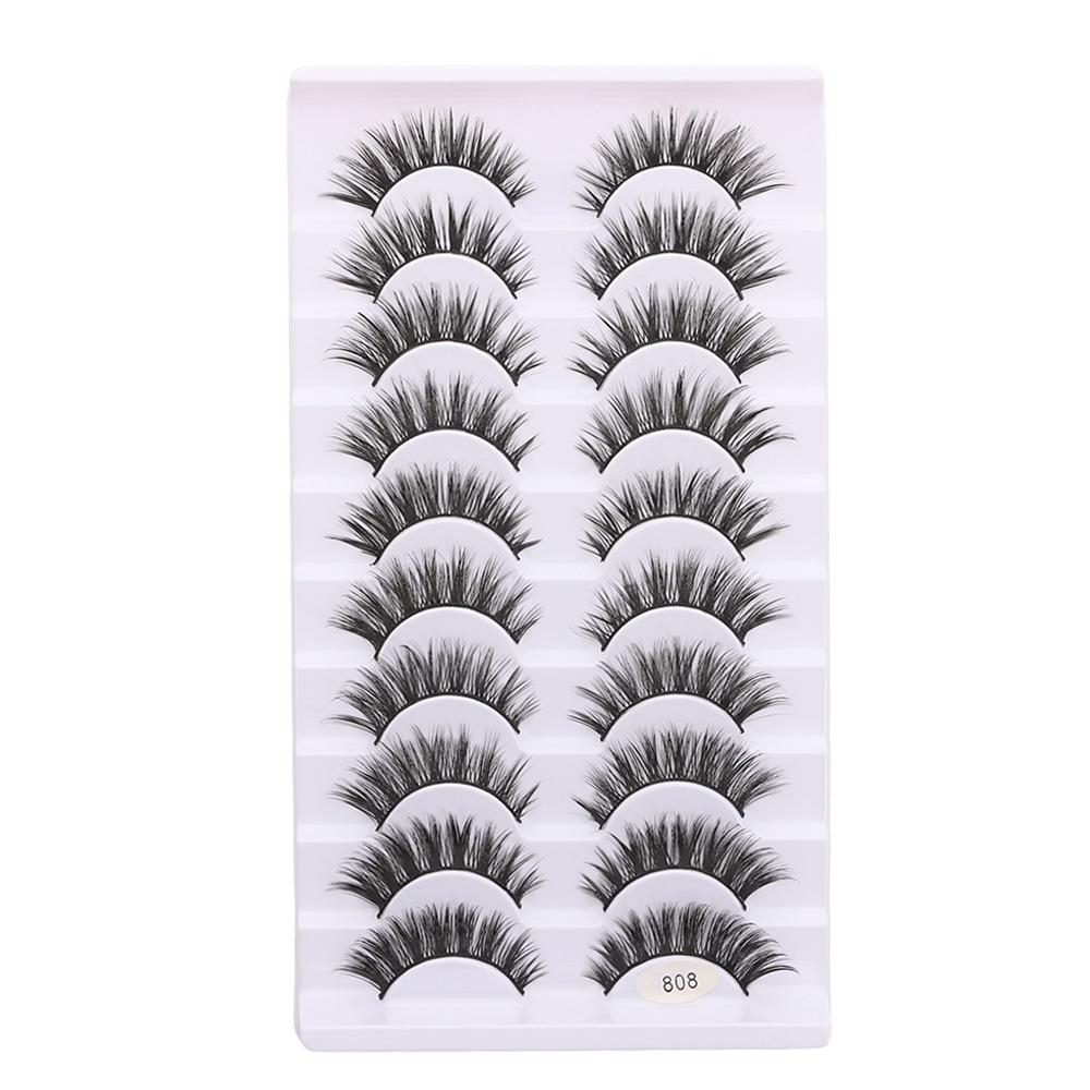 Full Strip False Eyelashes Handmade Fake Eyelash 3D Faux Mink Lash Eye Lash Extension