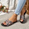 fashion New Fashion Summer Women's New Denim Sandals Personality European and American Style  Designer Exclusive Design Slippers Women