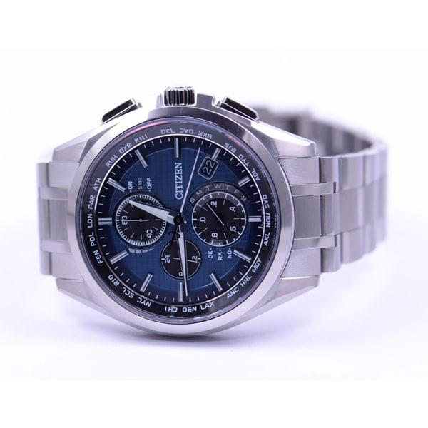 Citizen AT8040-57L ( Se ATTESA Eco-Drive radiostyrt Direct Flight Analog DisplayTynt) Rund