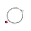 Return To ™ Mini Pulseira de Coração Pulseiras Femininas Vermelha GRP12062