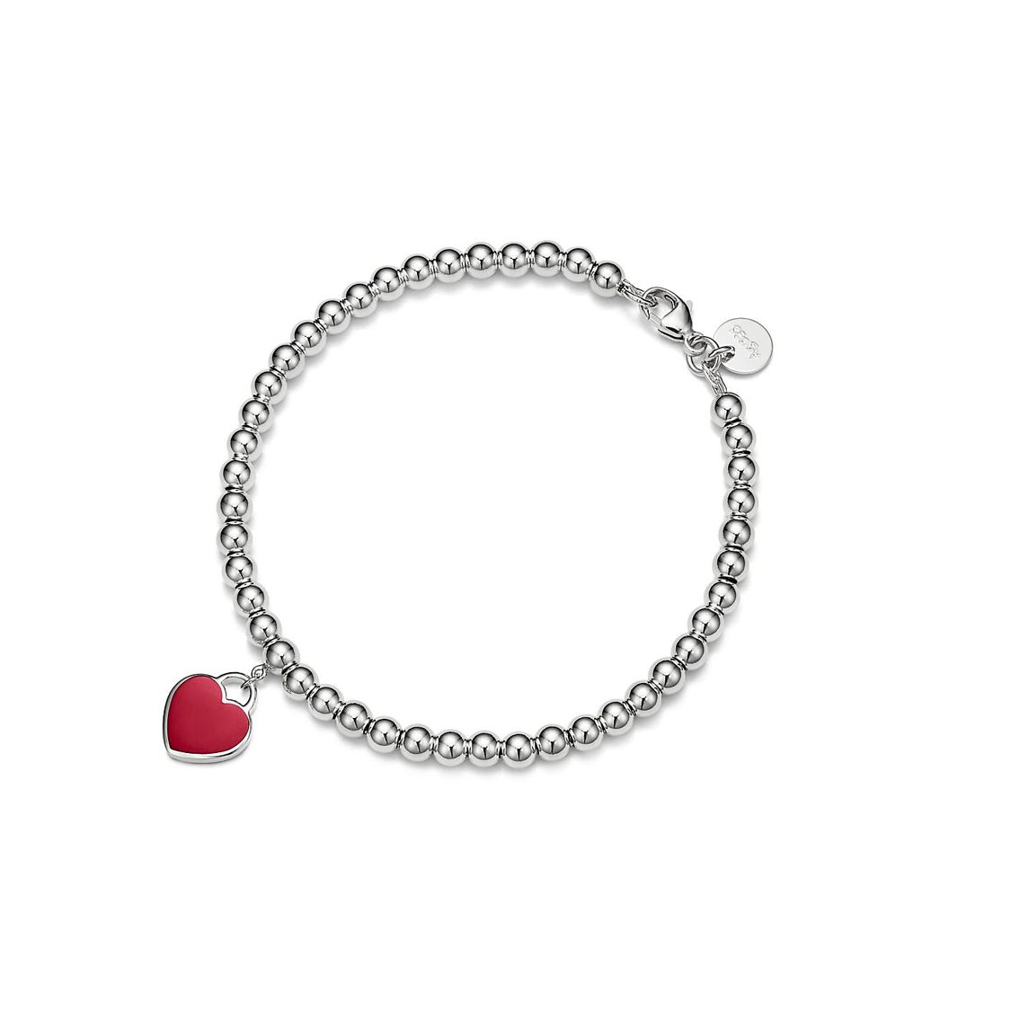 

Tiffany Return To ™ Mini Heart Bracelet Women bracelets Red GRP12062 Box+Shopping Bag,S
