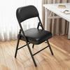 Portable Folding Office Chair with Backrest for Home, Dorm, and Meetings