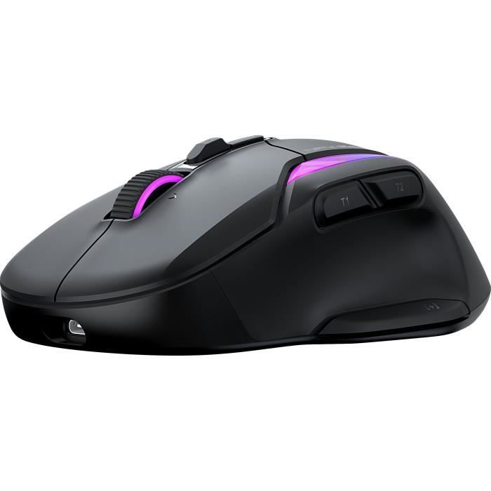 Souris Gaming Sans Fil - Turtle Beach Kone™ II Air - Ergonomique - Noir, Bluetooth, 26 000 DPI, Molette 4D
