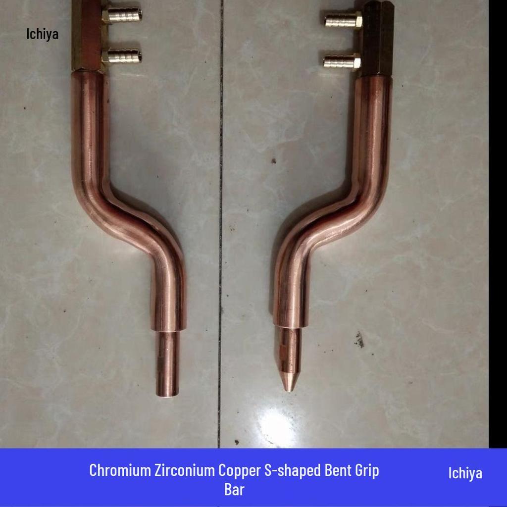 S-type Bent Chromium Zirconium Copper Spot Welder Electrode Tip with L-type Handle
