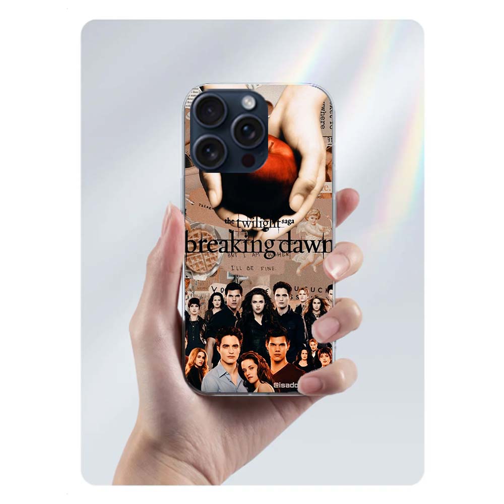 Twilight Saga Transparente Handyhülle Für Iphone 17 Air 16 Pro Max 15 Pro 14 Plus 17E 16E 11 13 12 Mini Hüllen Cases Fundas Handy TPU Kappe