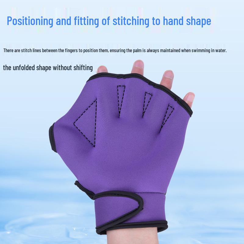 Adult & Child Swimming Hand Paddles - Duck Feet Design for Warm Diving