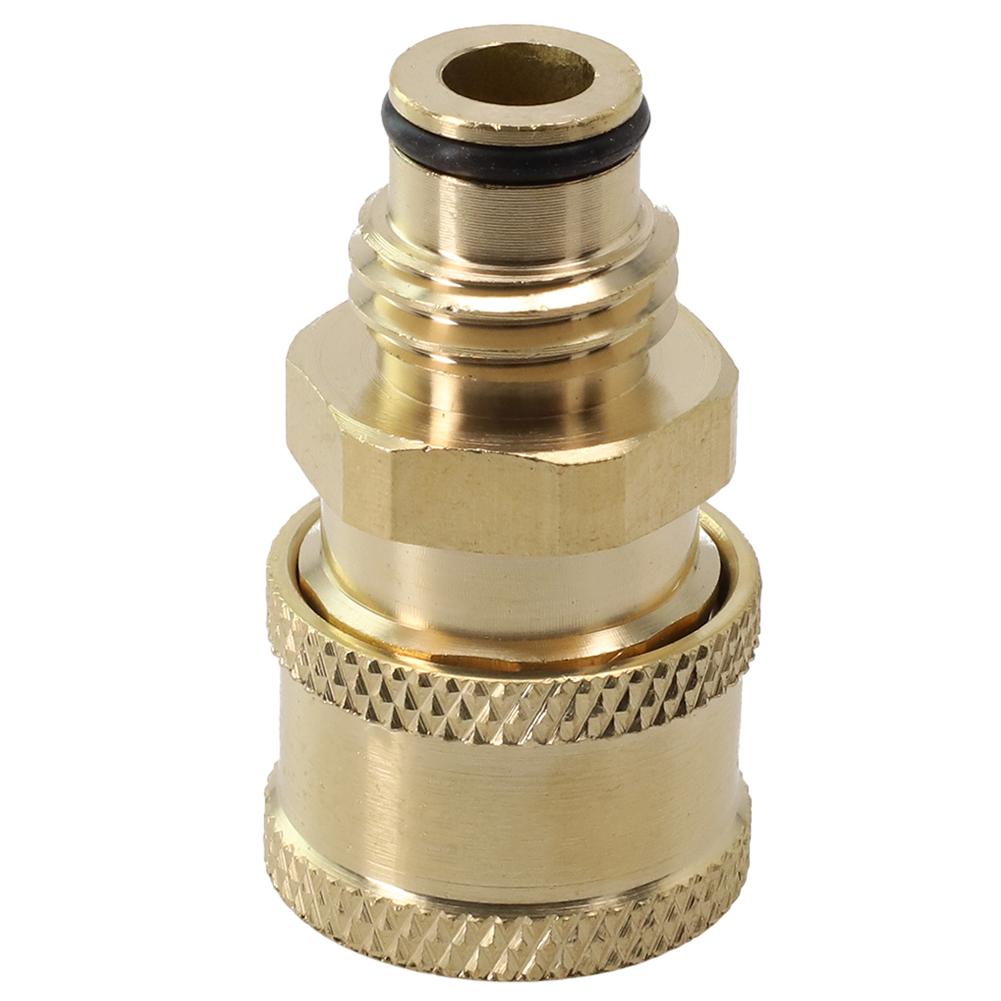 G1/4 High Pressure Washer Coupler Copper Quick Connect Fitting Male Thread Accessorie Car Washer Adapter Garden Irrigation Joint