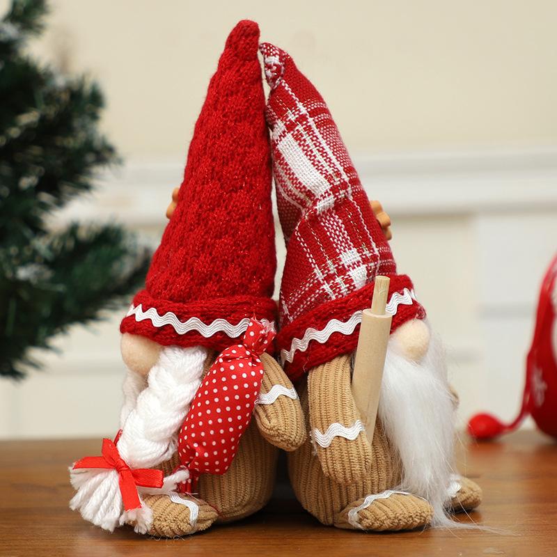 New Gnome Christmas Faceless Doll Merry Christmas Decorations For Home Cristmas Ornament Xmas Tree Navidad Natal New Year Gifts