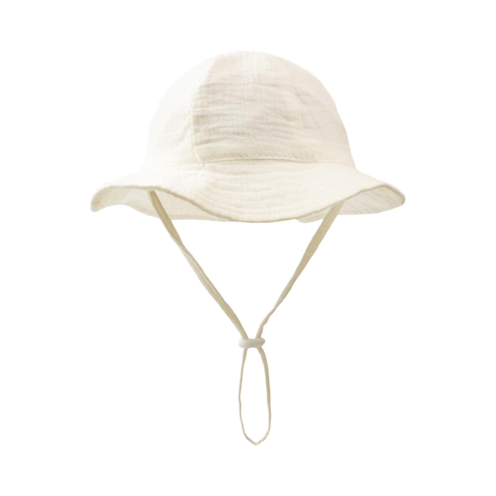 

Детская летняя шляпа - Кепка с цветным козырьком One Size бежевый